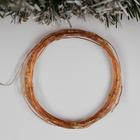 УЦЕНКА Гирлянда «Нить» 5 м роса, IP20, медная нить, 50 LED, свечение тёплое белое, мерцание всех светодиодов, AAх3 10393953