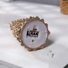УЦЕНКА Светодиодная фигура «Ёлка золотистая» 6×17×6 см, пластик, батарейки LR44, свечение тёплое белое - Фото 3