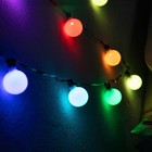 УЦЕНКА Умная гирлянда «Нить» 6 м с насадками «Шарики», IP20, тёмная нить, 20 LED, свечение RGB, USB - Фото 6