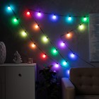 УЦЕНКА Умная гирлянда «Нить» 6 м с насадками «Шарики», IP20, тёмная нить, 20 LED, свечение RGB, USB - Фото 7