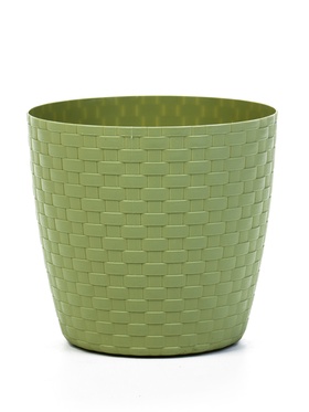 {{photo.Alt || photo.Description || 'УЦЕНКА Горшок для цветов БЕЗ ПОДДОНА «Ротанг», 2 л, цвет белый'}}