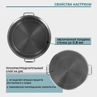 Кастрюля Hanna Knövell с крышкой, 25 л, d=36 см, h=24 см, толщина стенки 0.8 мм, нержавеющая сталь - Фото 3