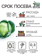 Семена Капуста белокочанная "Июньская", 0,5 г - Фото 4
