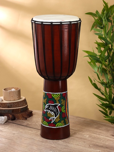 Сувенирный музыкальный инструмент «Барабан Джембе», 60×24×24 см