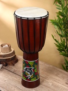 Сувенирный музыкальный инструмент «Барабан Джембе», 60×24×24 см - Фото 2