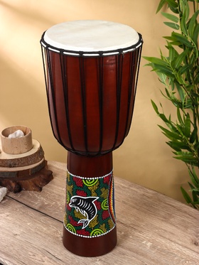 Сувенирный музыкальный инструмент «Барабан Джембе», 60×24×24 см