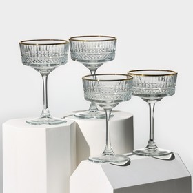 {{photo.Alt || photo.Description || 'УЦЕНКА Набор фужеров ELYSIA, 260 мл, 4 шт., золотая кайма'}}