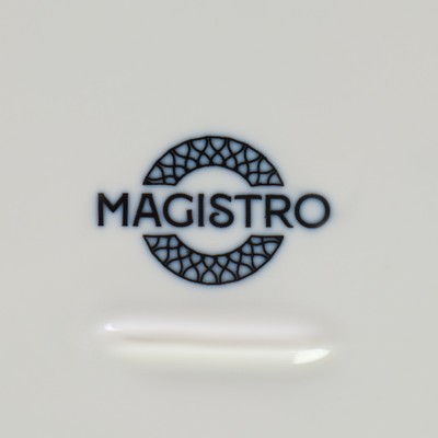 Тарелки Magistro Mediterana, набор 2 шт., 21×20 см, фарфор, бежевые