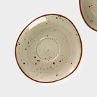Набор блюдец фарфоровых Magistro Mediterana, 2 предмета: 16×15 см, цвет бежевый - фото 4432079