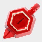 Набор керамический для фондю Доляна «Лакомка», чаша 400 мл, 2 шпажки, цвет красный - Фото 4