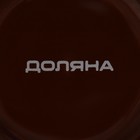 Набор керамический для фондю Доляна «Шоколадница», 4 шпажки, цвет коричневый - фото 9935741
