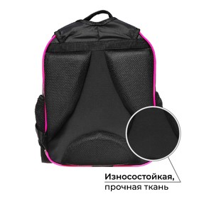 Рюкзак школьный, каркасный, 37×28×19 см «Глаза аниме»