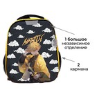 Рюкзак школьный, каркасный, 37×28×19 см «Аниме» - Фото 3