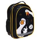 Рюкзак школьный, 37 х 27 х 16 см, эргономичная спинка, Calligrata Б "Гусь" - фото 23988400