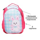 Рюкзак школьный, эргономичная спинка, 37×27×16 см «Зайка» - Фото 3