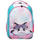 Рюкзак школьный, эргономичная спинка, 37×27×16 см «Котик Корея» - Фото 7