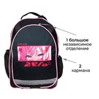 Рюкзак школьный, эргономичная спинка, 37×27×16 см «Глаза аниме» - Фото 4