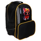 Рюкзак школьный, эргономичная спинка, 37×26×13 см «Крутой кот» - Фото 6