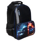 Рюкзак школьный, 37×26×13 см, эргономичная спинка, Calligrata TOP «Тачка в огне» - Фото 6