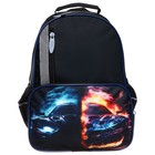 Рюкзак школьный, 37×26×13 см, эргономичная спинка, Calligrata TOP «Тачка в огне» - Фото 7