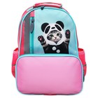 Рюкзак школьный, эргономичная спинка, 37×26×13 см «Котик панда» - Фото 7