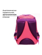 Рюкзак школьный, эргономичная спинка, 37×26×13 см «Аниме подружки» - Фото 4