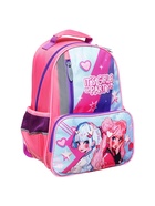 Рюкзак школьный, эргономичная спинка, 37×26×13 см «Аниме подружки» - Фото 6
