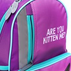 Рюкзак школьный, эргономичная спинка, 37×26×13 см «Котик чёрный» - Фото 13