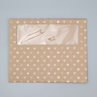 Коробка подарочная складная с PVC-окном, упаковка, «Сердечки», 16 х 35 х 12 см - Фото 8