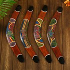 Сувенир Бумеранг «Цветная волна», 50×6×1 см - Фото 1