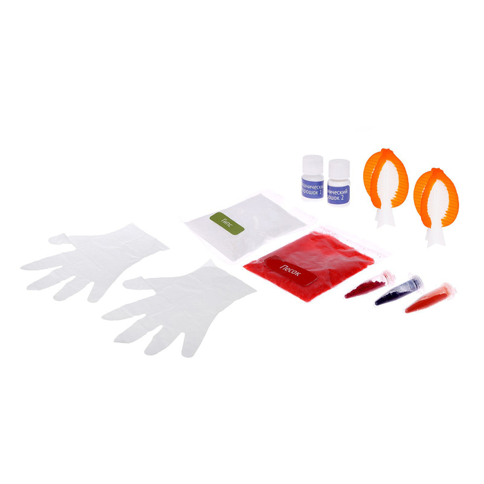 УЦЕНКА (в пакете) Набор для опытов «Извержение вулкана», пустыня - Фото 1