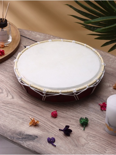 Сувенирный музыкальный инструмент Бубен «История прошлого» 30 см