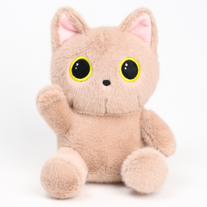 

Мягкая игрушка «Кот», 20 см, цвет бежевый