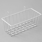 Корзина на сетку, 23×9×10 см, цвет белый - Фото 3