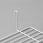 Полка на сетку, 25×10,5×8 см, цвет белый - Фото 2