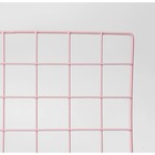 Сетка торговая, 45×65 см, ячейка 5×5 см, окантовка 5 мм, пруток 3 мм, розовая - Фото 2