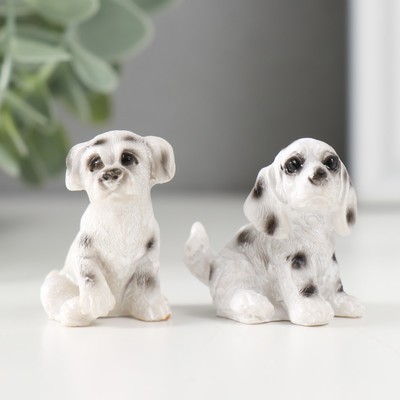 Фигурка полистоун «Пятнистый пёс», 2.8×3×4 см, МИКС