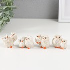 Фигурка полистоун «Сова и малыш-совёнок», 2.7×4.3×3.8 см, МИКС - Фото 1