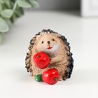 Фигурка полистоун «Ёжик с яблоком», 3.8×4.7×4.4 см, МИКС - Фото 2