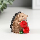 Фигурка полистоун «Ёжик с яблоком», 3.8×4.7×4.4 см, МИКС - Фото 3