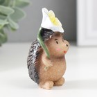 Фигурка полистоун «Ёжик с цветком или листиком», 3.8×4.3×7.5 см, МИКС - Фото 3