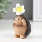 Фигурка полистоун «Ёжик с цветком или листиком», 3.8×4.3×7.5 см, МИКС - Фото 5