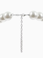 Бусы с жемчугом «Жаклин» бусины №30, цвет молочный в серебре, 45 см - Фото 5