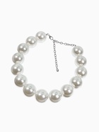 Бусы с жемчугом «Жаклин» бусины №30, цвет молочный в серебре, 45 см - Фото 6