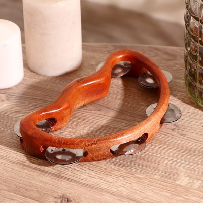 Сувенирный музыкальный инструмент «Тамбурин» 20×14×3.5 см