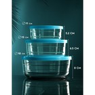 Набор салатников «Дена», 3 шт, 1500 мл, 800 мл, 400 мл, стекло, Иран - Фото 2