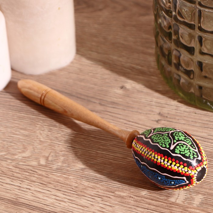 Сувенирный музыкальный инструмент «Маракас», 21×5.5×5.5 см, МИКС - Фото 1