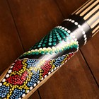 Сувенирный музыкальный инструмент "Диджериду с ящерицей" 120х6х6 см МИКС - Фото 4