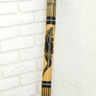 Сувенирный музыкальный инструмент "Диджериду с ящерицей" 120х6х6 см МИКС - Фото 10