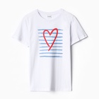 Футболка женская, цвет белый, размер 54 - фото 809413164